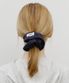 W BASIC COTTON SCRUNCHIE navy