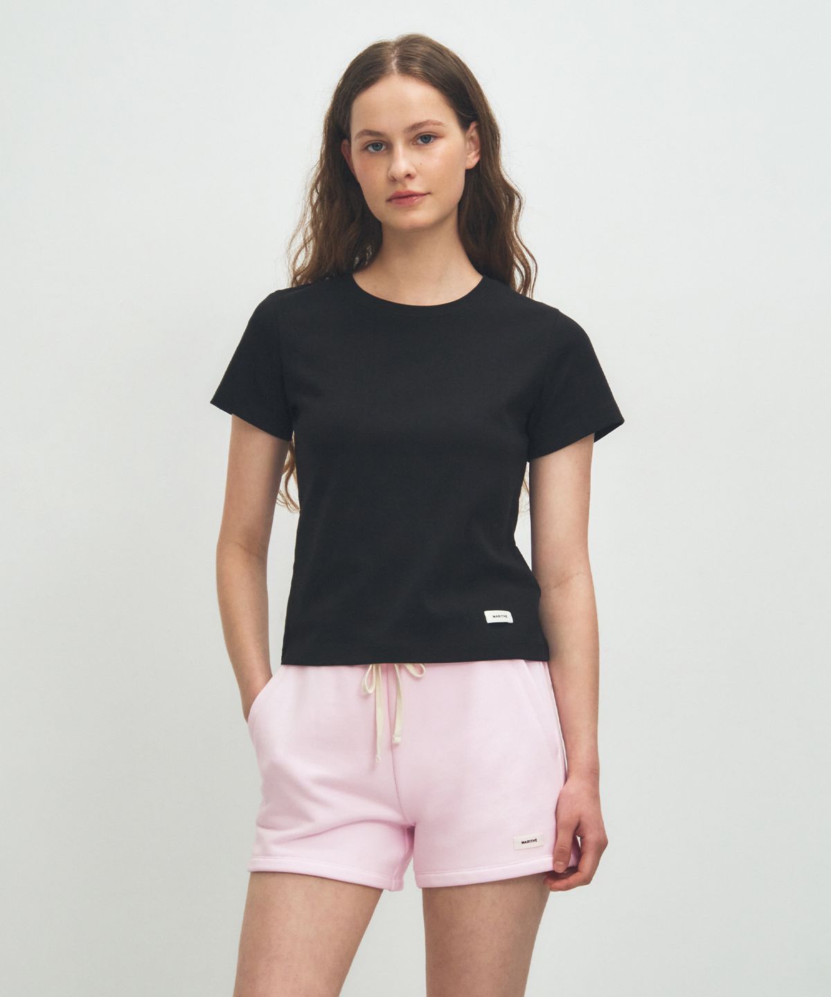 마리떼 프랑소와 저버(MARITHÉ + FRANҪOIS GIRBAUD) W BASIC TEE black