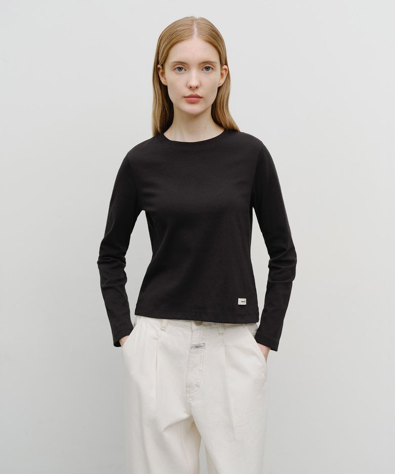 W BASIC LONG SLEEVE black