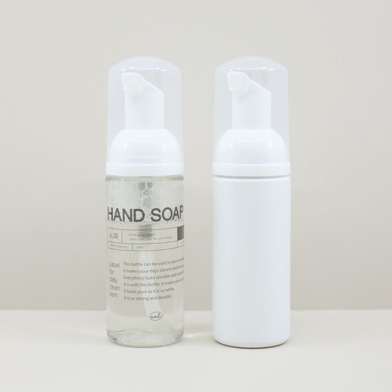 [2pack]휴대용 핸드워시 거품용기 / 여행용 공병 50ml 2개