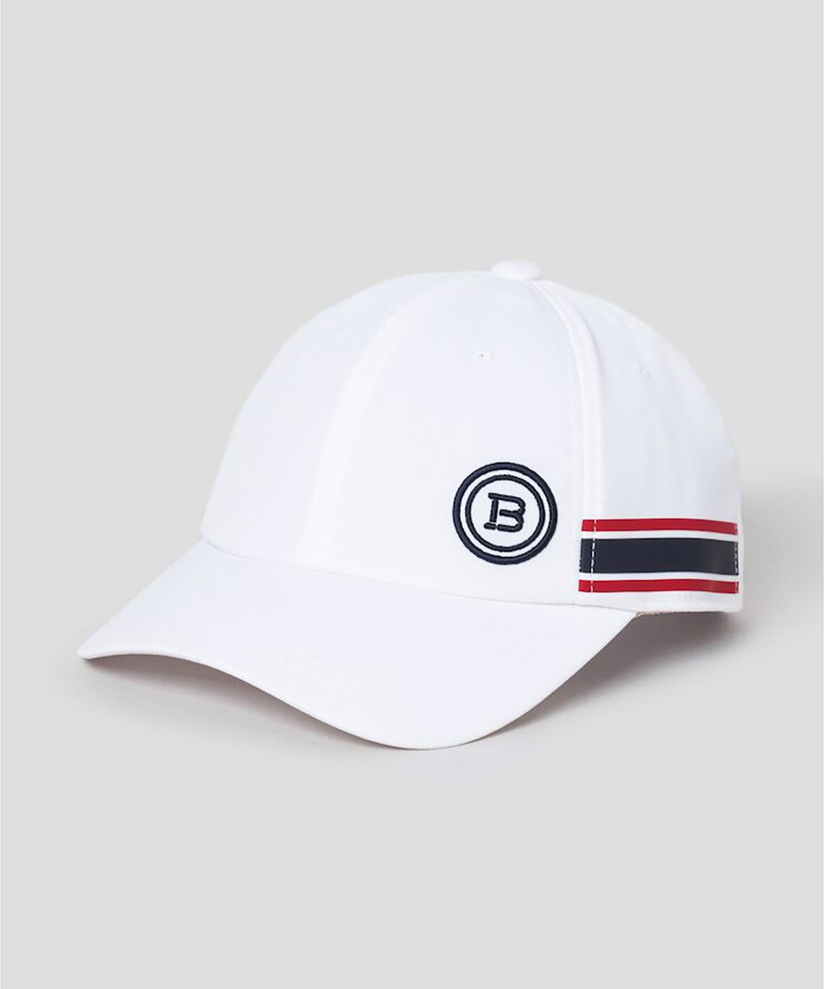 빈폴 액세서리(BEANPOLE ACCESSORY) 여성 스트라이프 포인트 볼캡 - 화이트