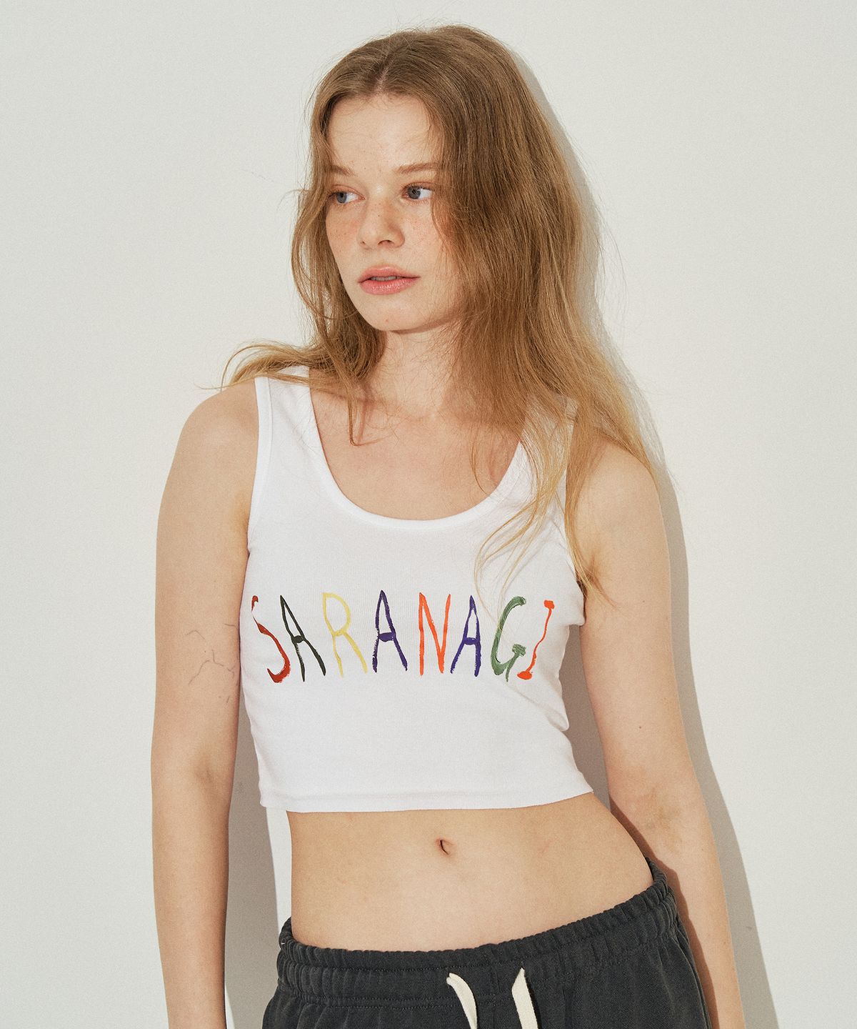 사라나기(SARANAGI) SE0513-tank top(white)
