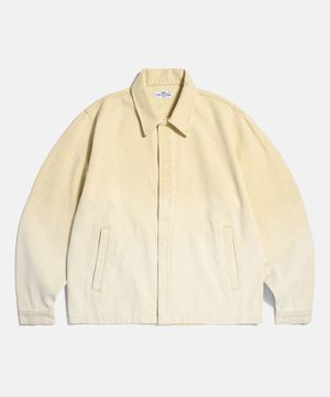 Washed Cotton Trucker Jacket Sand