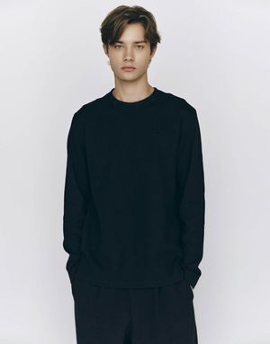 인터락 텍스쳐 긴팔티 025506 [4color]