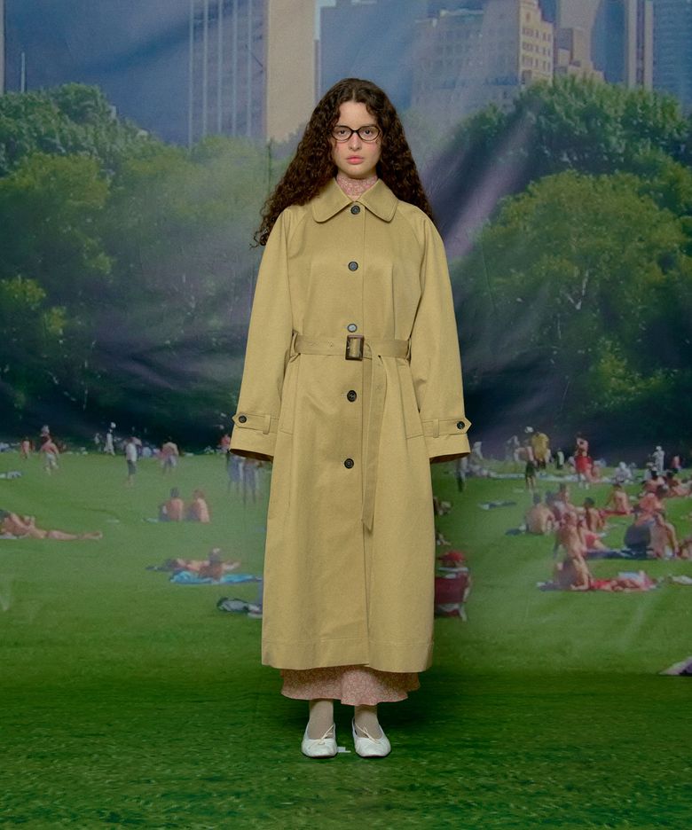 Megan Trench Coat (Beige)