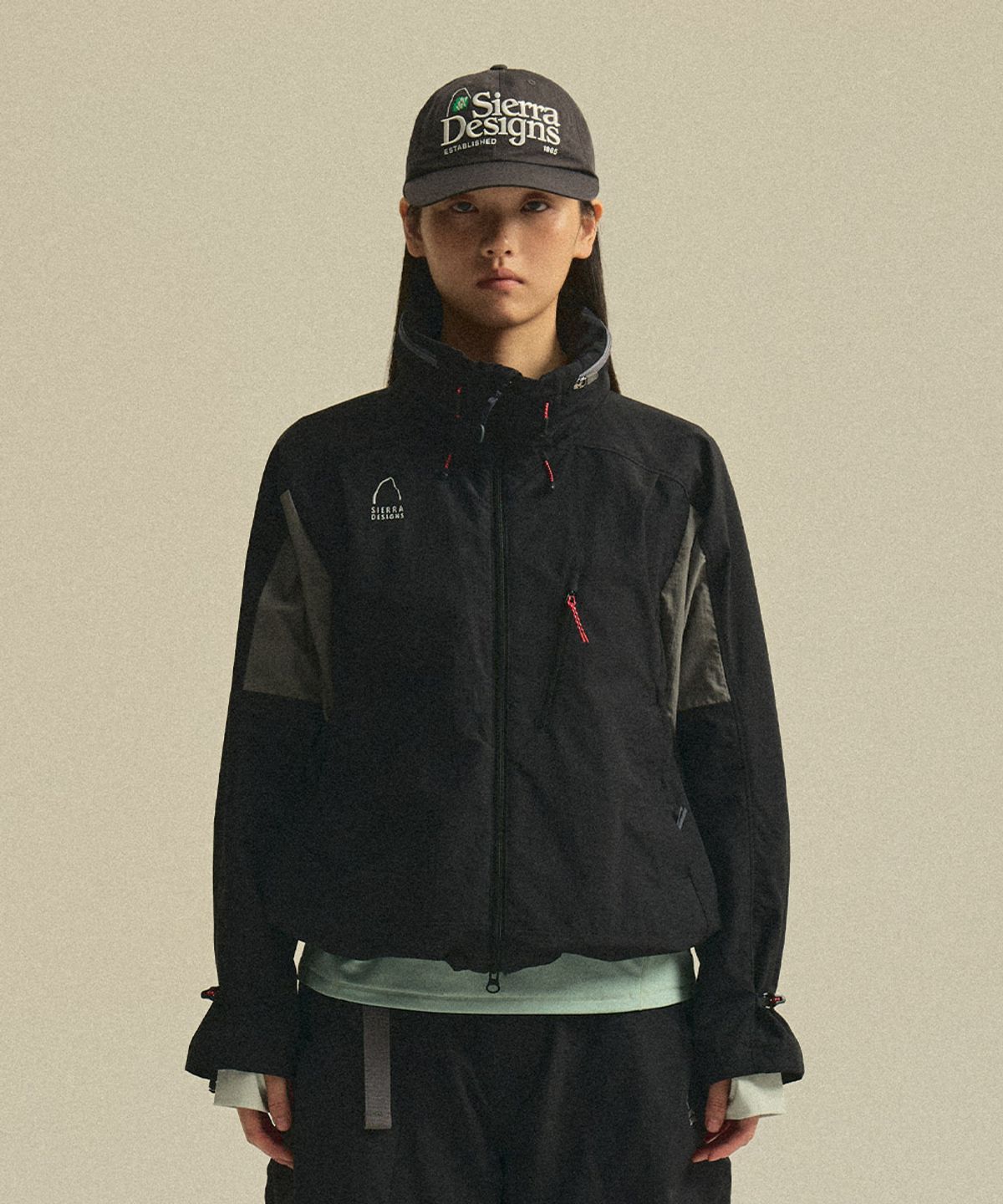 시에라디자인(SIERRA DESIGNS) W) 기가와트(GIGAWATT) 데이하이크 자켓 BLACK