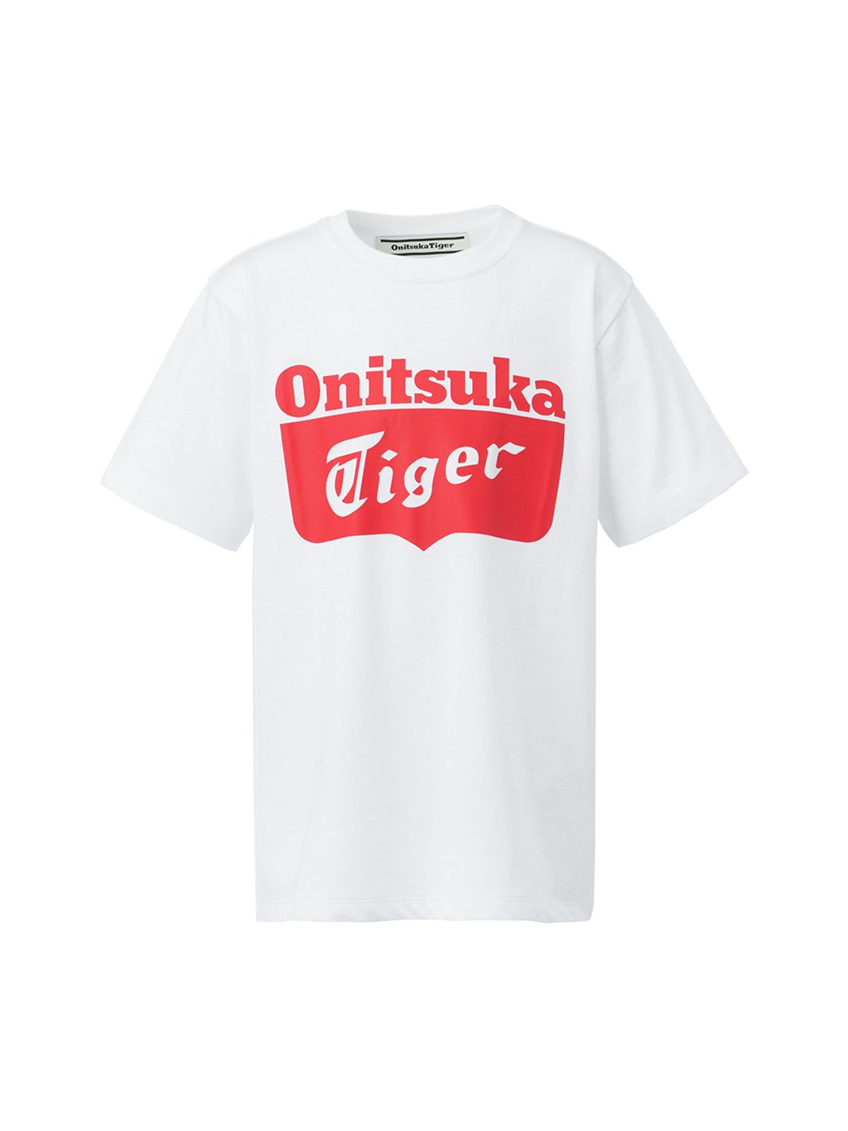 오니츠카타이거 키즈(ONITSUKA TIGER KIDS) 키즈 로고 티셔츠 2184A275_100