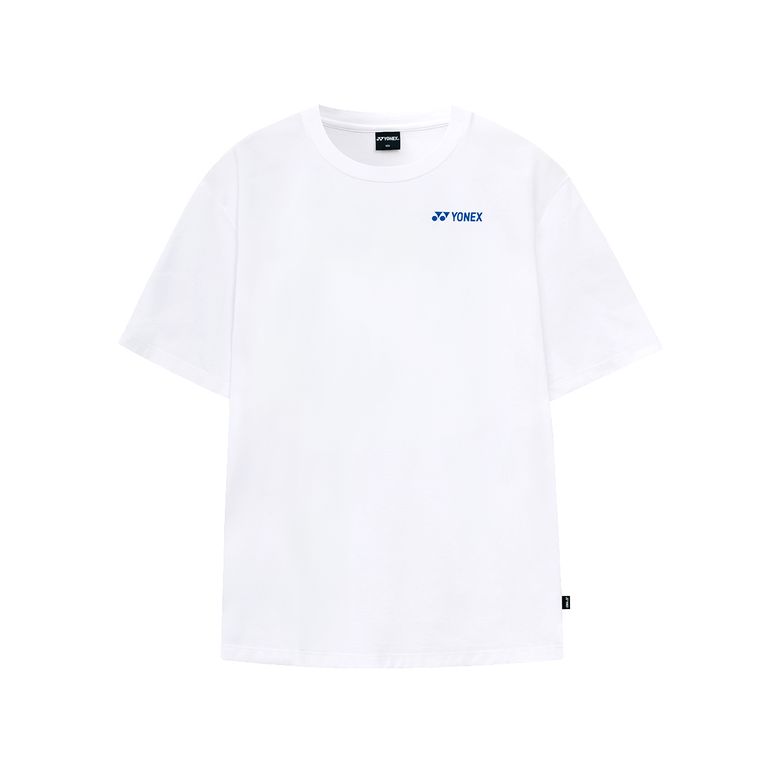 251TS042U 화이트 남녀공용 코트 드로잉 반팔 티셔츠