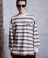 Multi Stripe Long-Sleeved T-Shirt (Almond)