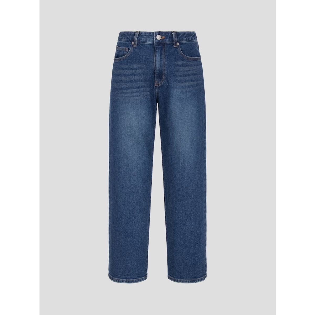 빈폴 레이디스(BEANPOLE LADIES) [Essential] 스트레이트 데님 팬츠  블루 (BF5121E03P)