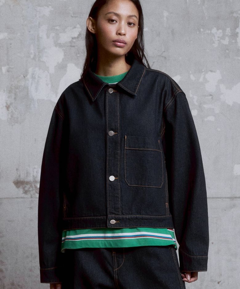 (WOMAN) Trucker Jacket Type I (Indigo)
