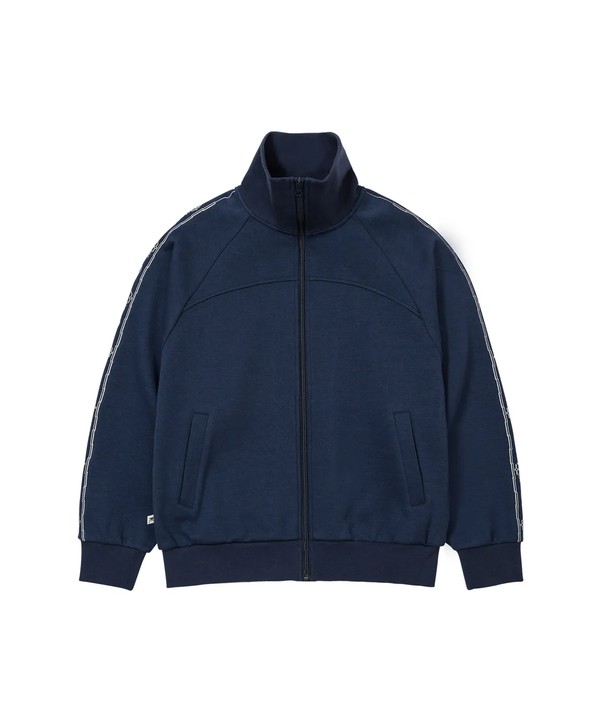 웰빙익스프레스(WELLBEING EXPRESS) Embroidered Track Jacket Navy