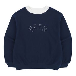 BZ13TS04NV 네크라인 배색 네이비 티셔츠