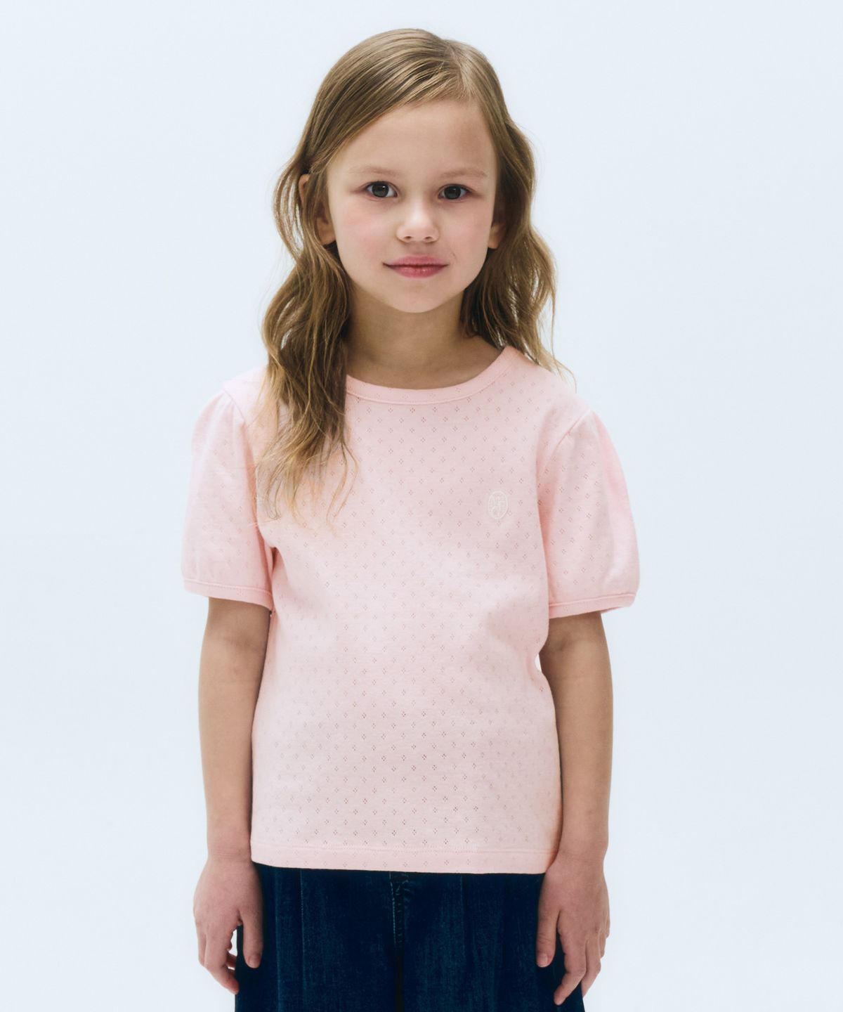 마리떼 키즈(MARITHÉ KIDS) KIDS W POINTELLE TEE pink