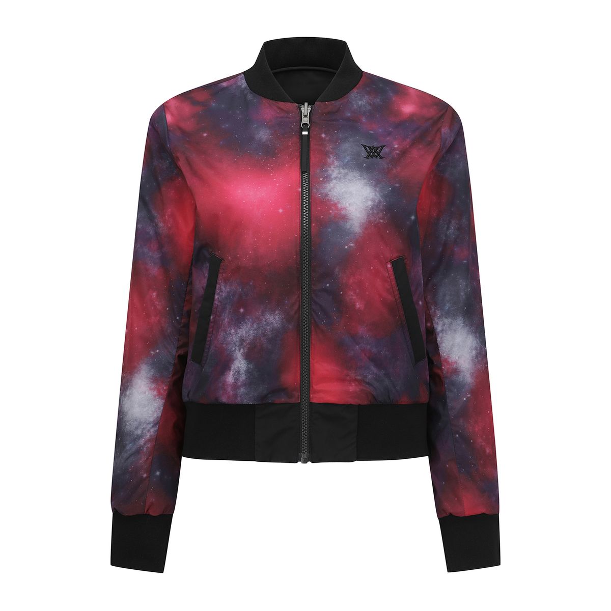 어뉴골프(ANEW GOLF) WOMEN SP REVERSIBLE GALAXY PATTERN JACKET_BK