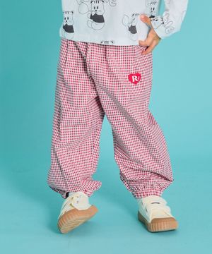 플로럴체크고쟁이 레드