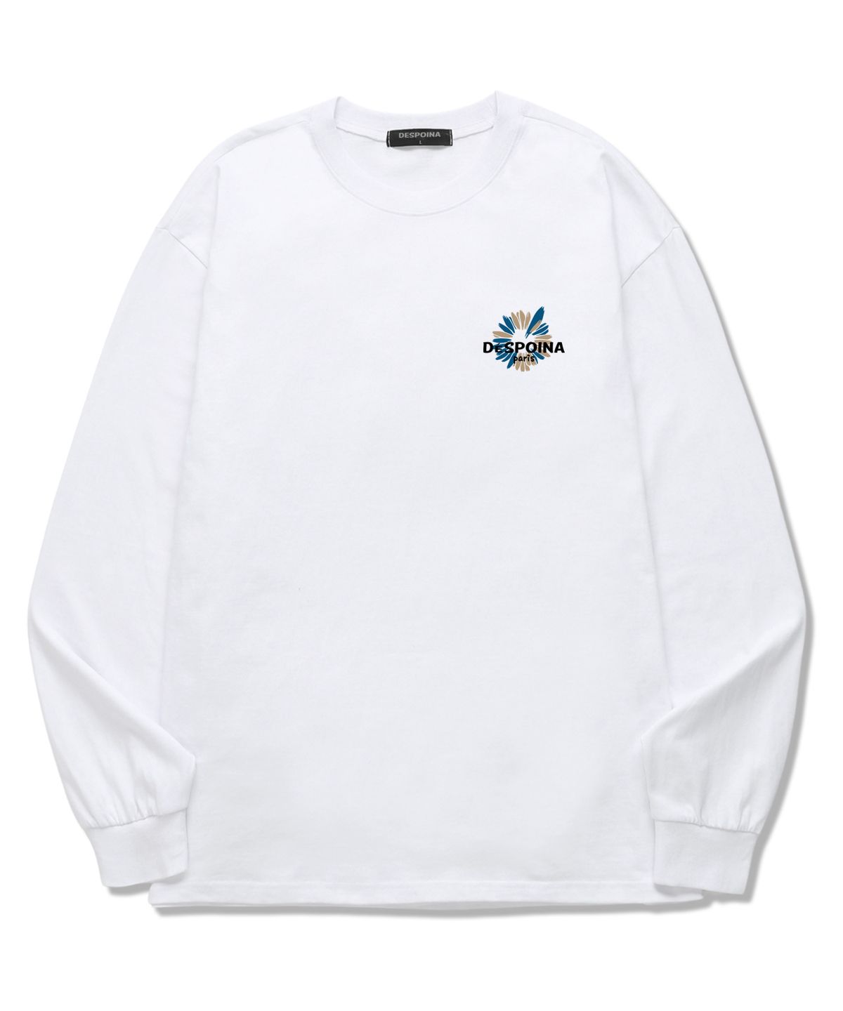 우즈(OUSE) Small flowers 롱슬리브 (DLS025) 화이트