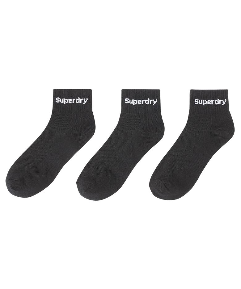 쿼터 3팩 삭스 블랙