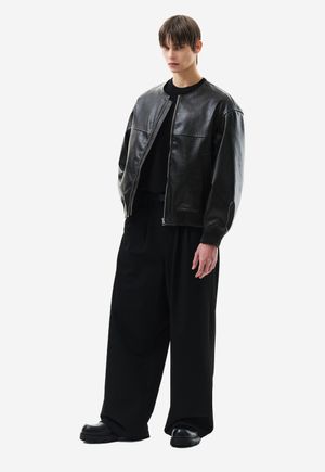 카라리스 레더 자켓 브라운 ZH2LT208BR