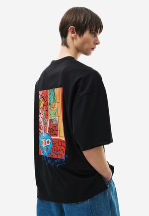 마티스 페인팅 티셔츠 블랙 ZH3TS332BK