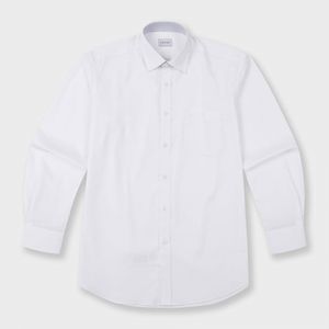 레귤러핏 혼방 솔리드 스트레치 드레스셔츠 화이트 YJ4SBR102WH