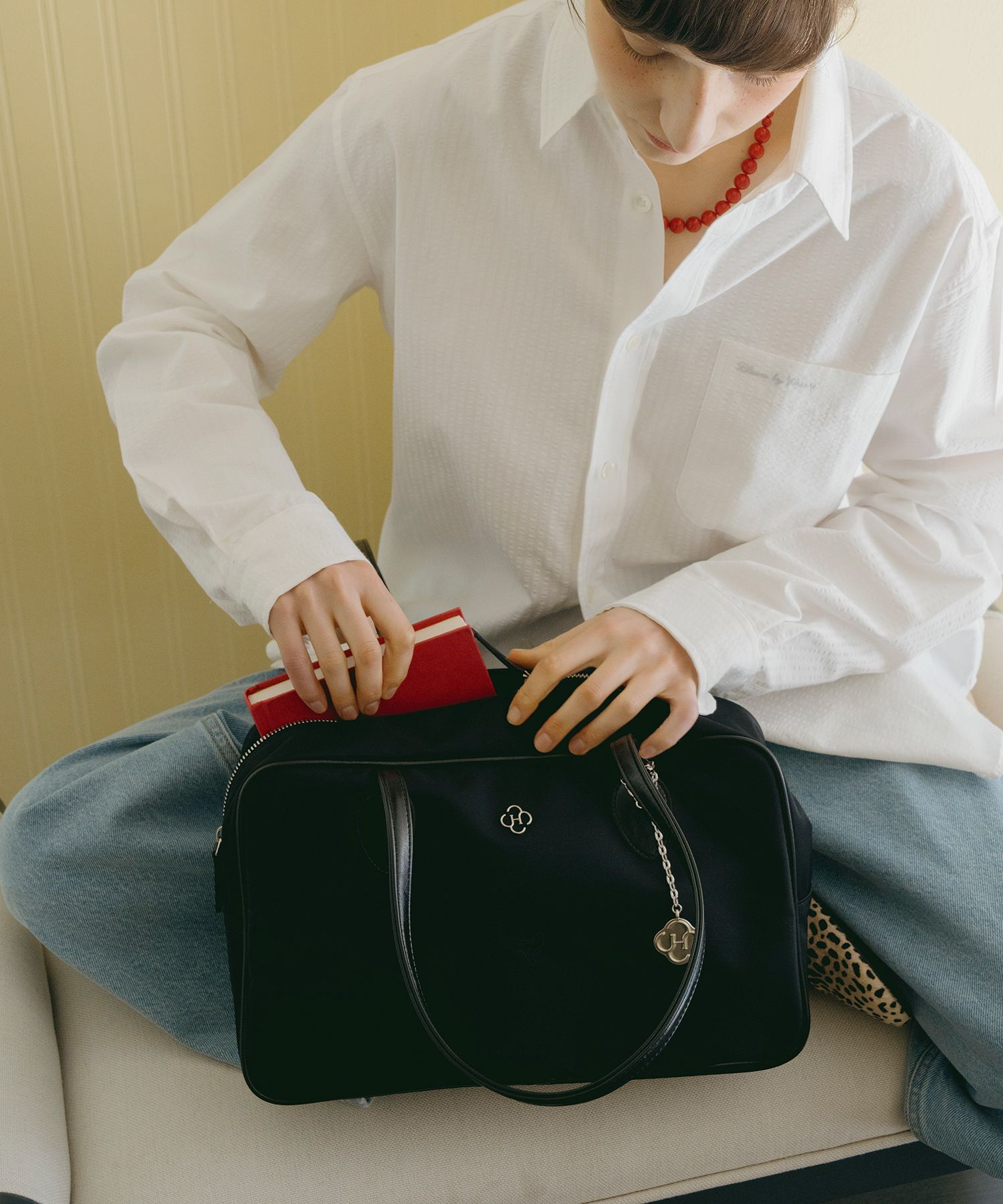 ショルダーバッグ・ポシェット HEEARI Sage Suede Bag Sage suede bag_Black MUSINSA | HEEARI Sage Nylon Square Bag_Black