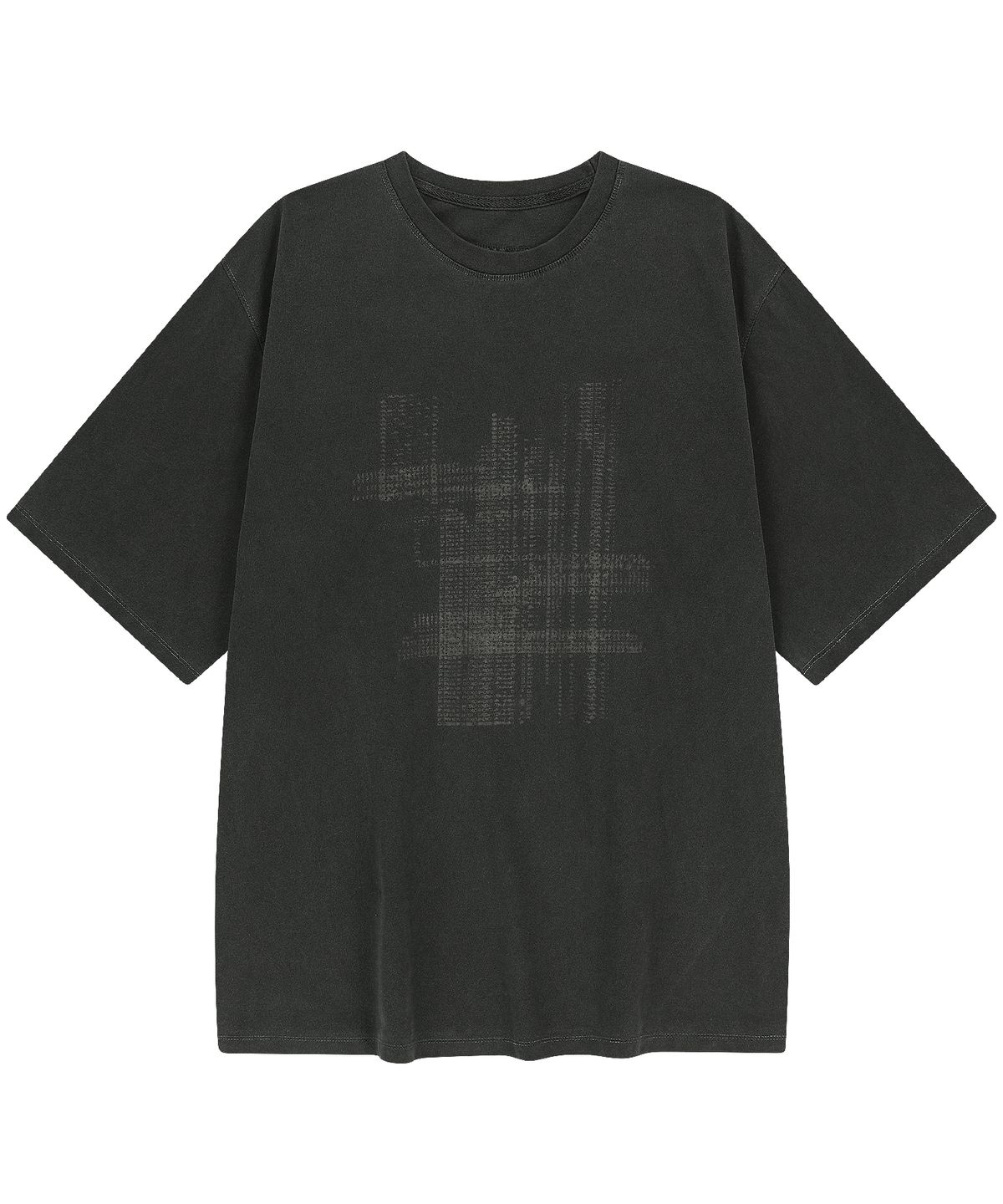 엔도어(ENDOOR) Garment Dyeing track 1/2 t-shirt (vtg gray)