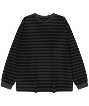 Vintage stripe long sleeve (navy shtipe)
