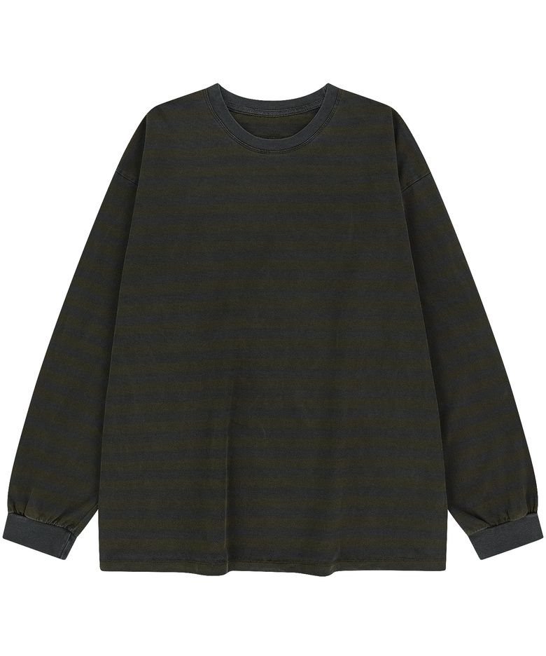 Vintage stripe long sleeve (yellow shtipe)