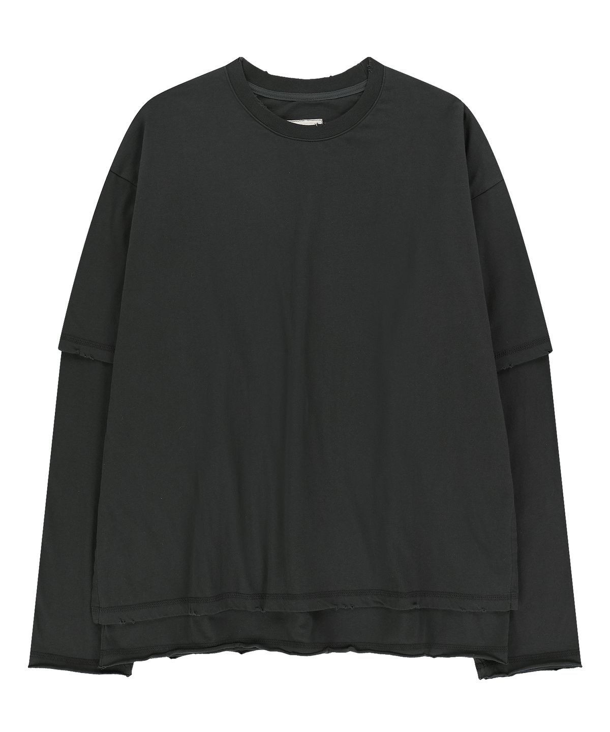 엔도어(ENDOOR) Layered vintage long sleeve (dark gray)