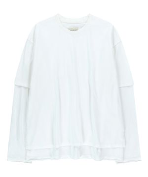 Layered vintage long sleeve (off white)
