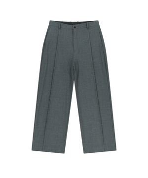 Exposed seam pants (charcoal)