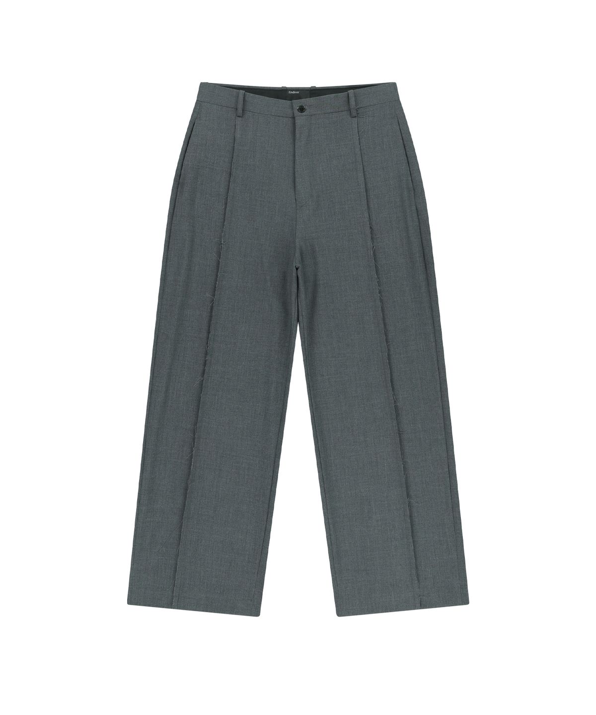 엔도어(ENDOOR) Exposed seam pants (charcoal)
