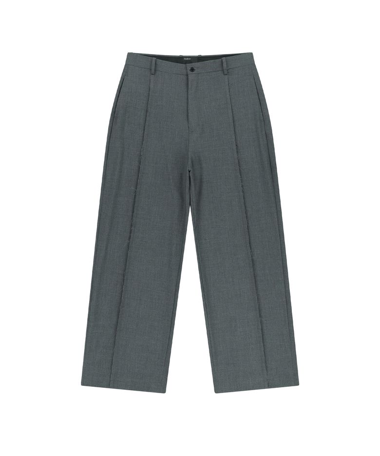Exposed seam pants (charcoal)