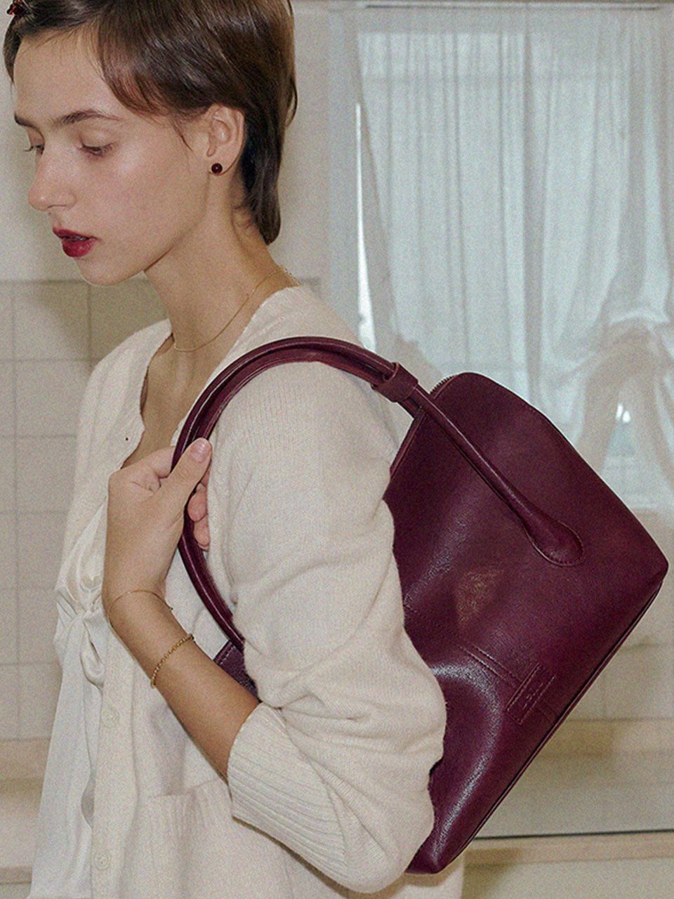 【DENU】Marmeldi Petit Bag 3 Colors MUSINSA | DENU MARMELDI Petit [Burgundy]