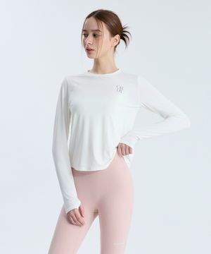 엘라이트 로고 스탠다드핏 롱 슬리브