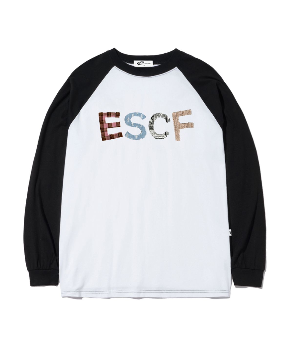 이스케이프프롬(ESCAPEFROM) 패치 빈티지 로고 프린트 롱슬리브 블랙