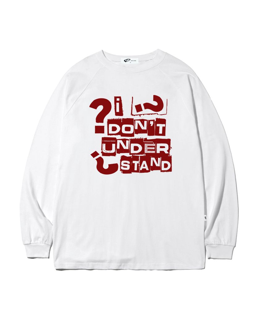 ☆韓国☆[ESCAPEFROM]ESCF Logo Print Long Sleeve White 3C M,L MUSINSA | ESCAPEFROM Don Understand Print Long Sleeve White