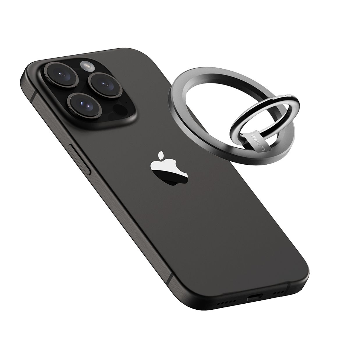 루메나(LUMENA) SMARTRING PRO 맥세이프 거치대 [메탈릭실버]