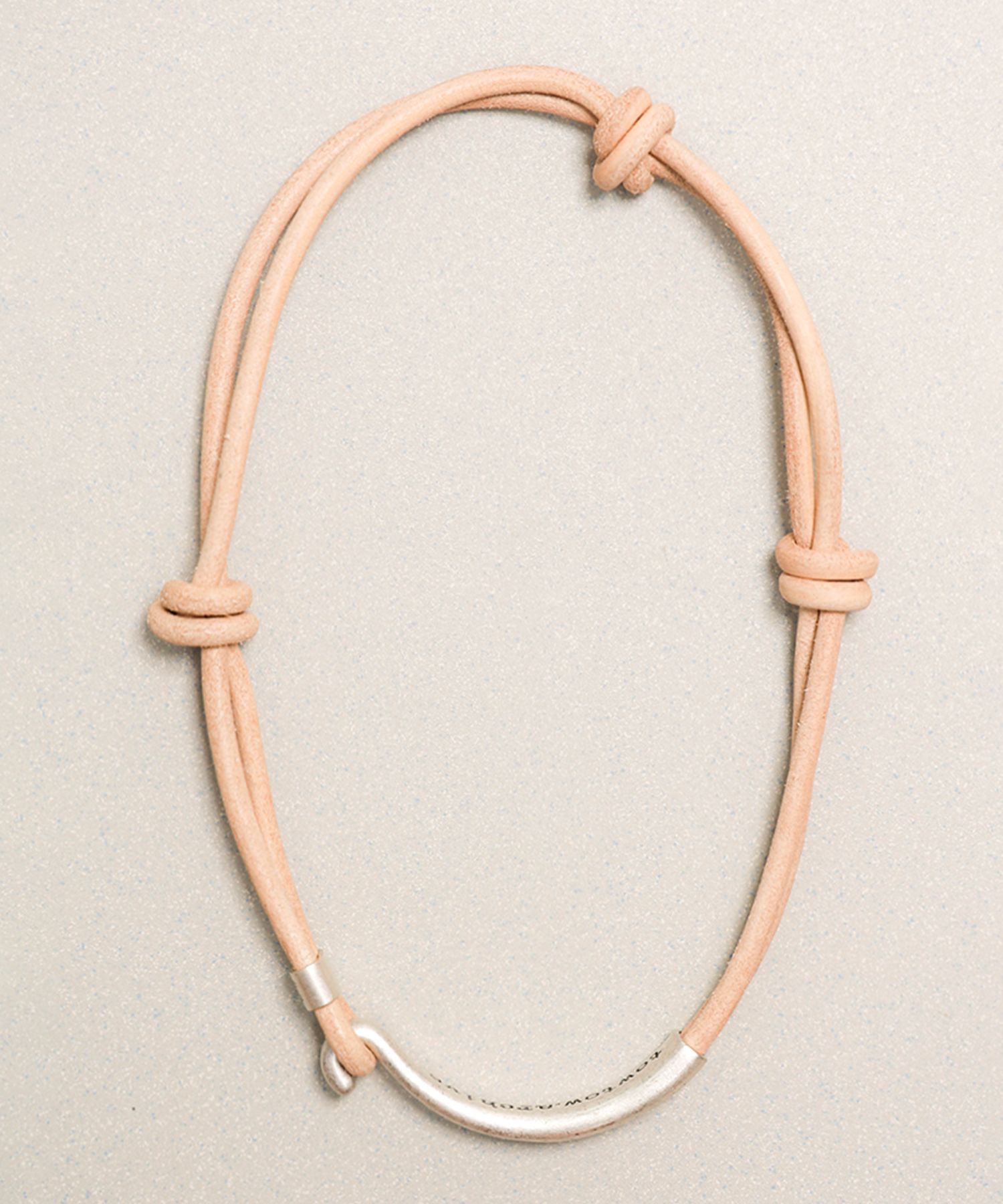 ●tow tow archive● Grit Leather Necklace Black TBH52ABMN002 MUSINSA | TOWTOW ARCHIVE Grit Leather Necklace Black