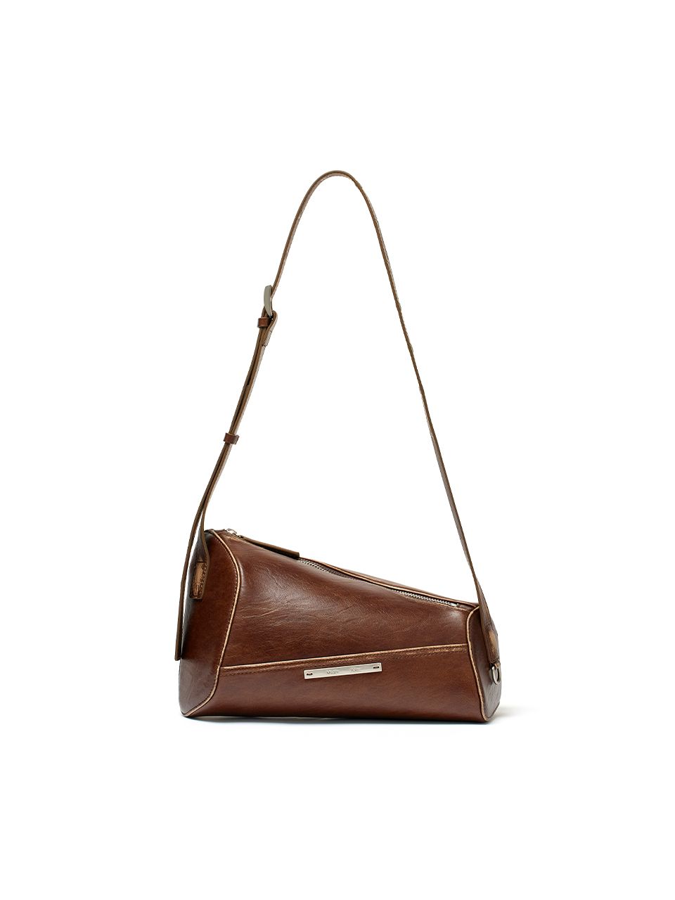 MUSINSA公式 | MATIN KIM DIRTY WASHED DIAGONAL BAG IN BROWN
