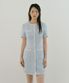 Mary Tweed One-piece (sky blue)