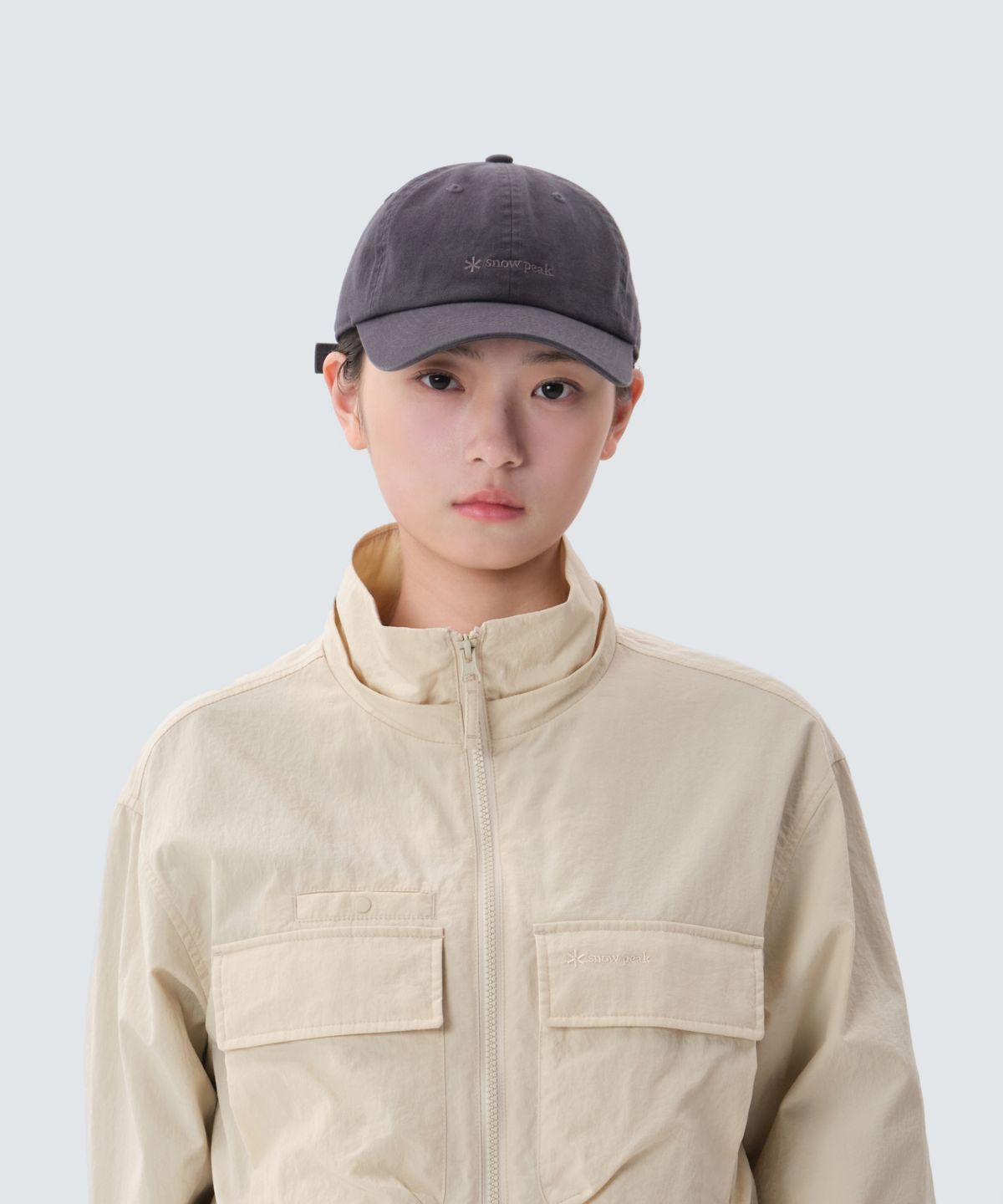 스노우피크 어패럴(SNOWPEAK APPAREL) 클랜드 볼캡 (S25ZUFBC30) Dark Charcoal