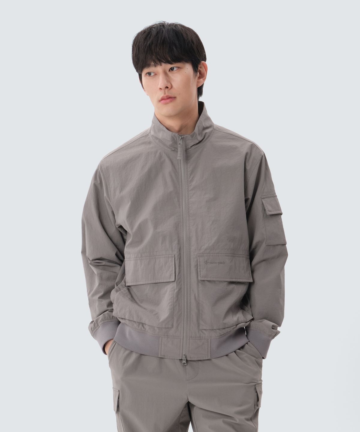 스노우피크 어패럴(SNOWPEAK APPAREL) 트윌론 봄버 자켓 (S25SMTWB20) Vintage Gray