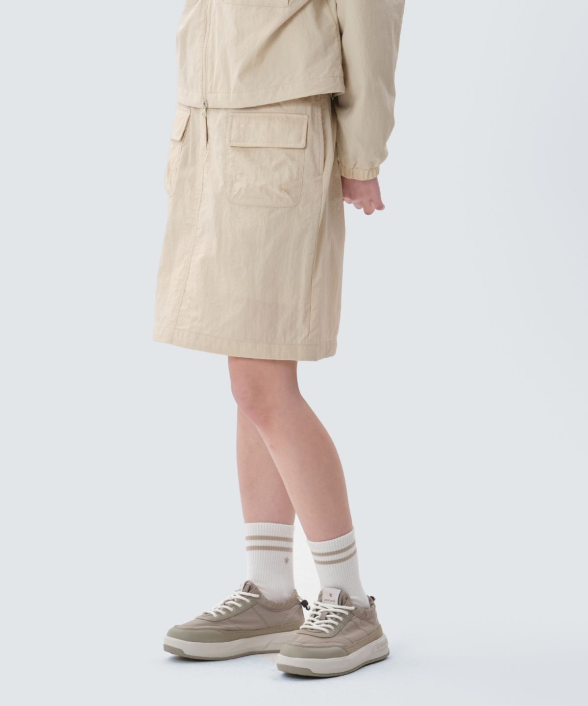 스노우피크 어패럴(SNOWPEAK APPAREL) 트윌론 미디 스커트 (S25SWTSK21) Cream