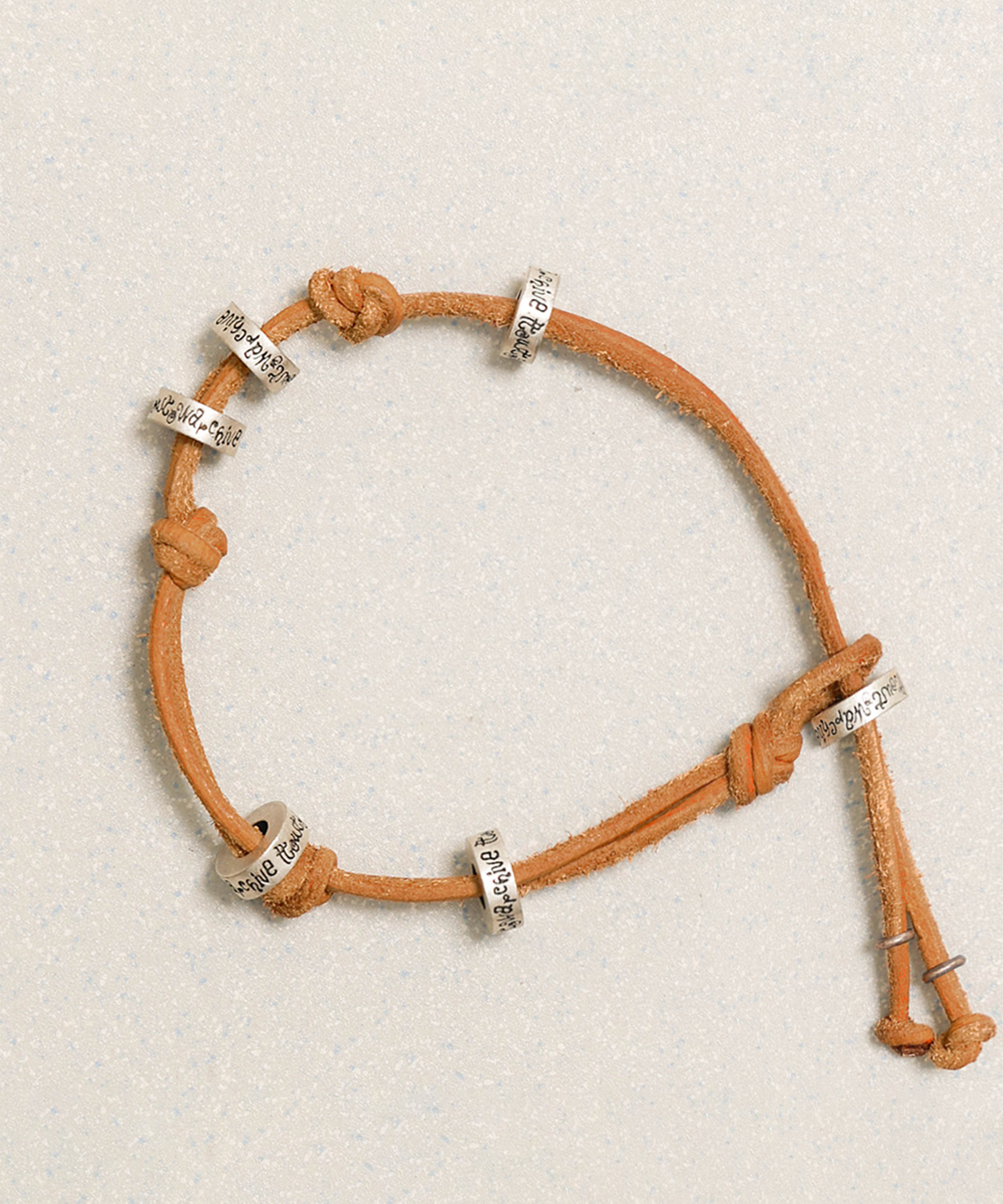●tow tow archive● Monda Leather Bracelet Ash Blue TBH52ABA Retired Pandora Woven Double Leather Blue Mix Bracelet
