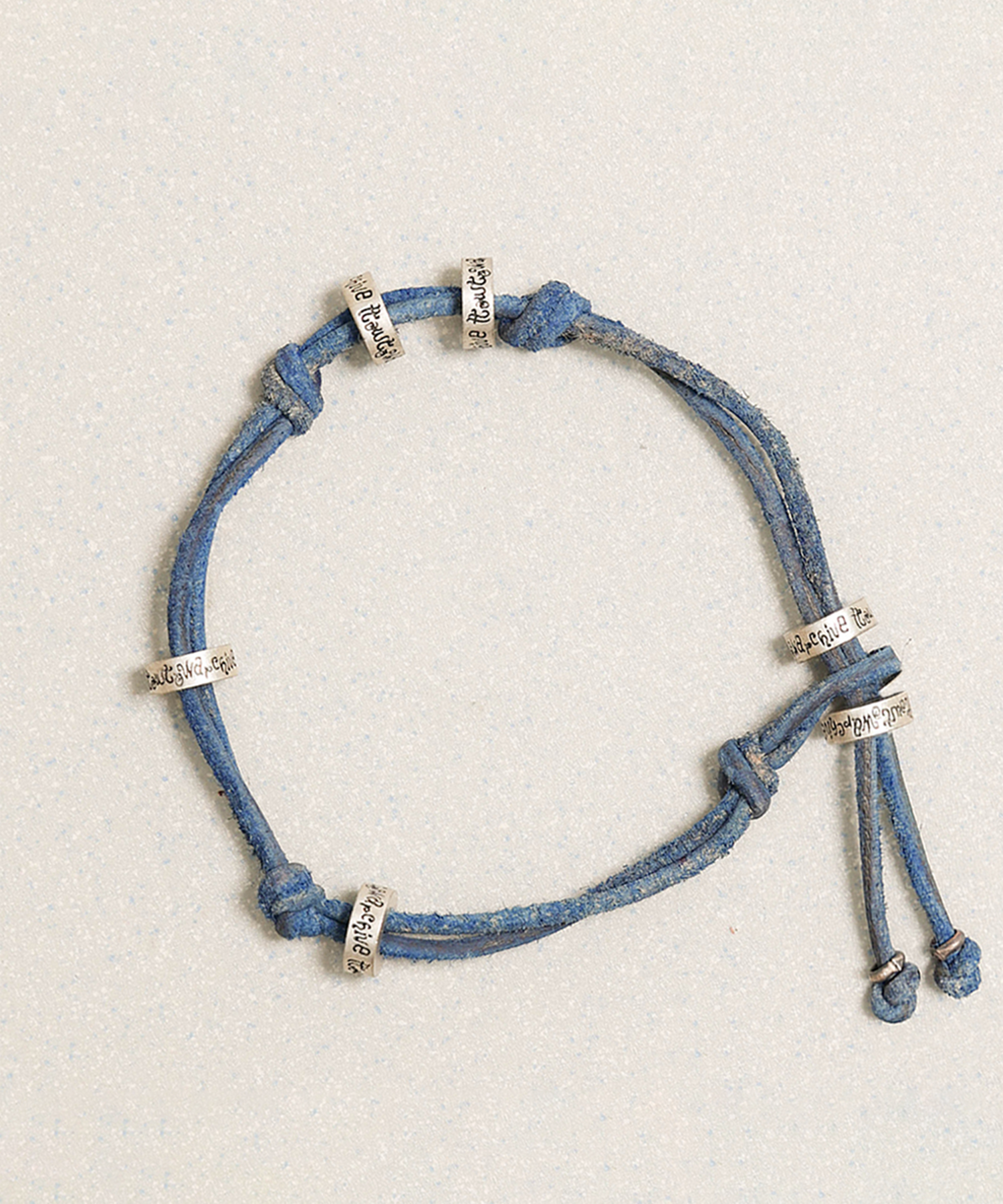 【完売間近】 TOWTOW.ARCHIVE Monda Leather Bracelet Ash Blue MUSINSA | TOWTOW ARCHIVE Monda Leather Bracelet Ash Blue