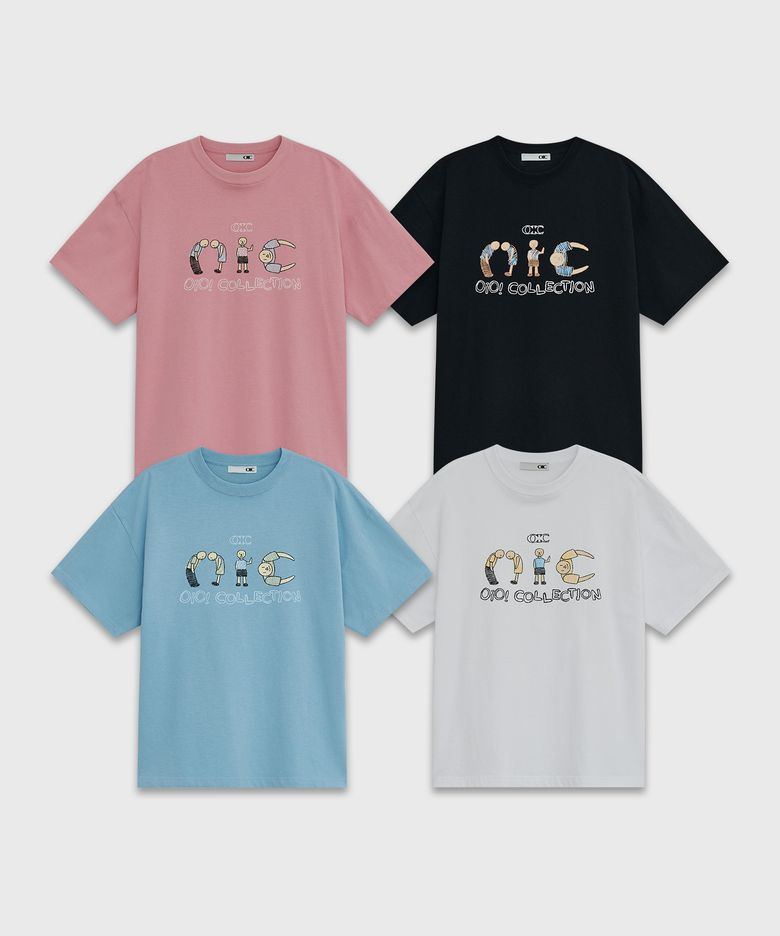 헬로우 프렌즈 티셔츠 (4color)