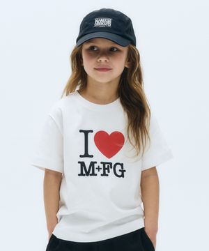 KIDS I LOVE MFG TEE white
