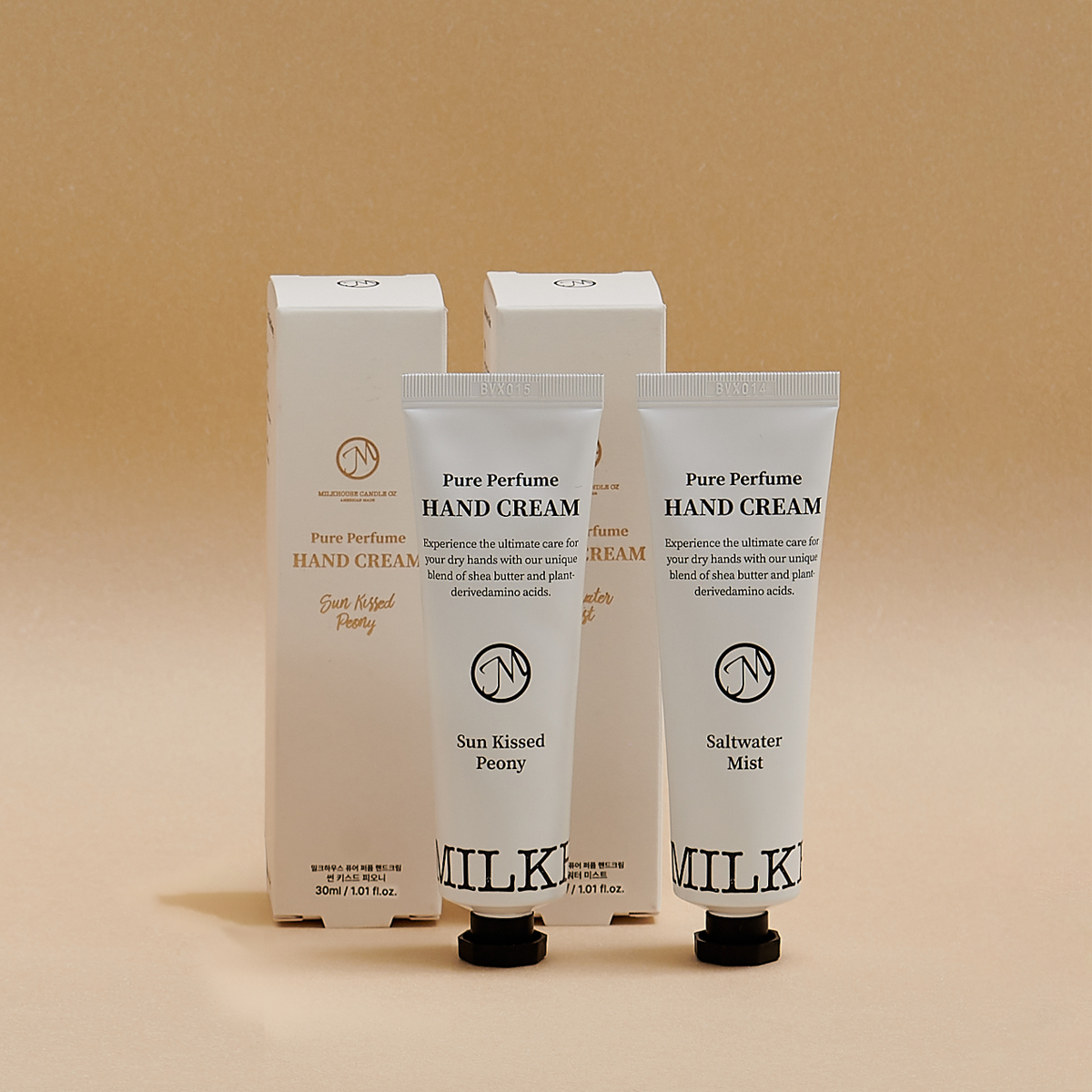 밀크하우스캔들(MILK HOUSE CANDLE) 퓨어 퍼퓸 핸드크림 30ml 2개 세트